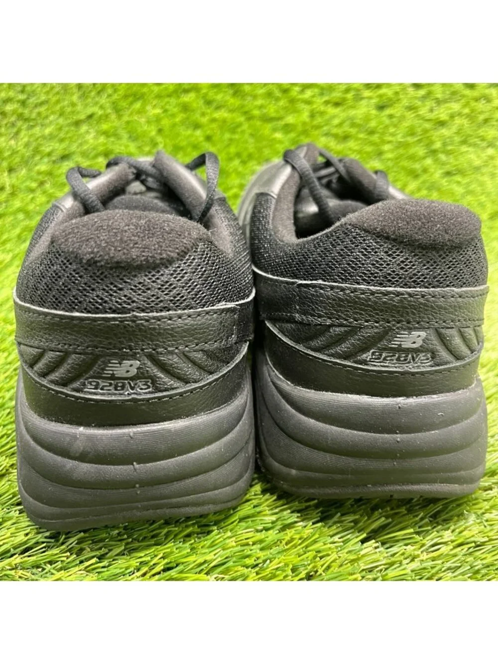 New Balance 928v3 Mens Size 8.5 Womens 10 Black Athletic Leather Shoes Sneakers